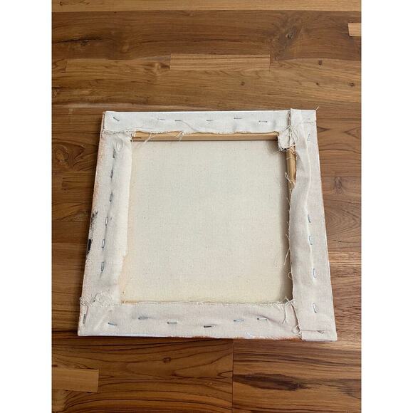 Acrylic Canvas Paintings Breakfast Eggs Sunny Side‎ Set of 2 12X12 Hand Painting - Picture 8 of 12